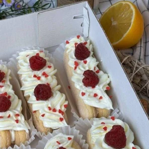 Бокс пирожных савоярди: 10 шт